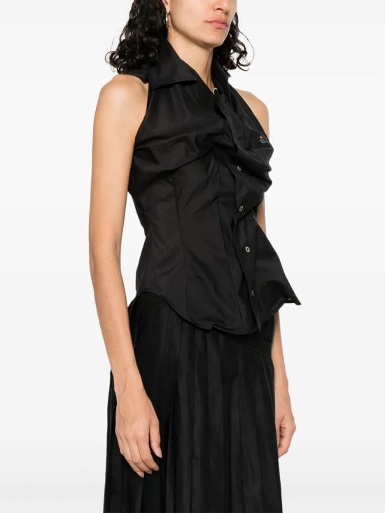 25SS 비비안웨스트우드 블라우스 15010067 W012U N401 BLACK - VIVIENNE WESTWOOD