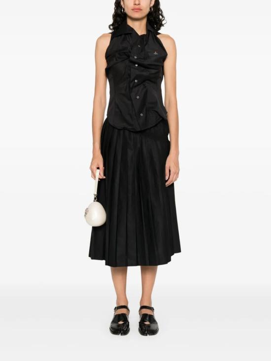 25SS 비비안웨스트우드 블라우스 15010067 W012U N401 BLACK - VIVIENNE WESTWOOD