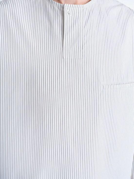 25SS 르메르 긴팔 티셔츠 TO1326 LF1409 MU335 CREAMY WHITE TAUPE BLACK - LEMAIRE