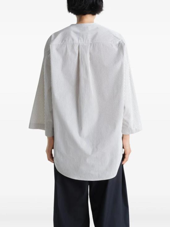 25SS 르메르 긴팔 티셔츠 TO1326 LF1409 MU335 CREAMY WHITE TAUPE BLACK - LEMAIRE