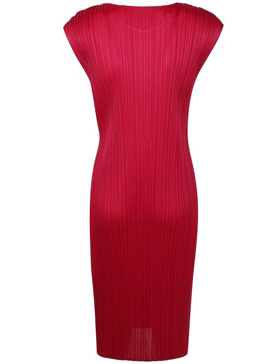 25SS 플리츠플리즈 미디 원피스 PP56JH409 23 CARMINE - PLEATS PLEASE
