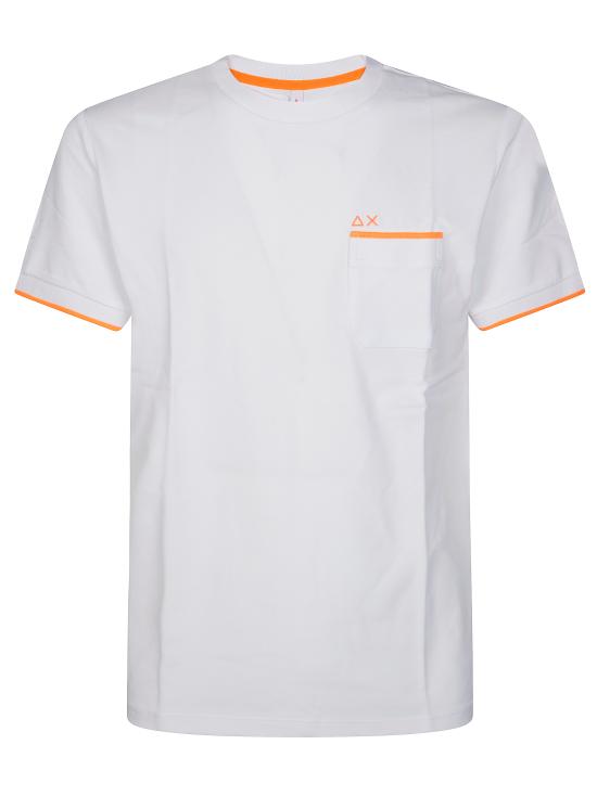 25SS 썬 68 반팔 티셔츠 T35124 01 BIANCO