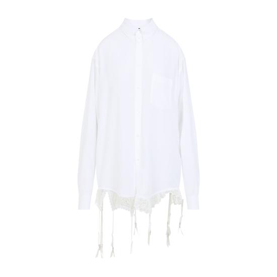 25SS 발렌시아가 블라우스/셔츠 831656 TRO37 9000 WHITE - BALENCIAGA