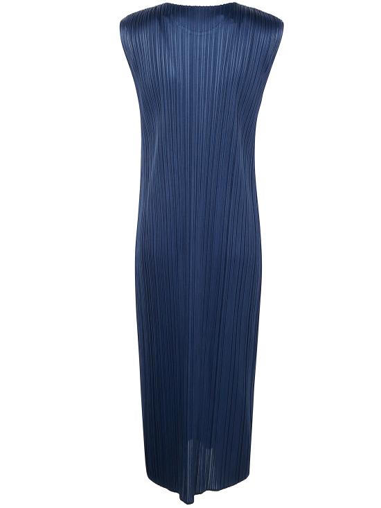 25SS 플리츠플리즈 미디 원피스 PP56JH145 77 GRAYISH NAVY - PLEATS PLEASE