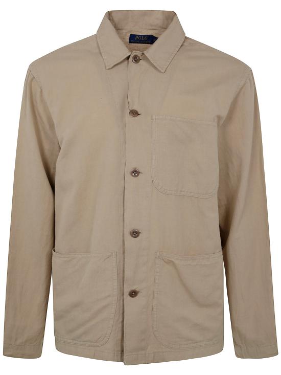 25SS 폴로 랄프로렌 긴팔 셔츠 710 965822 003 COASTAL BEIGE