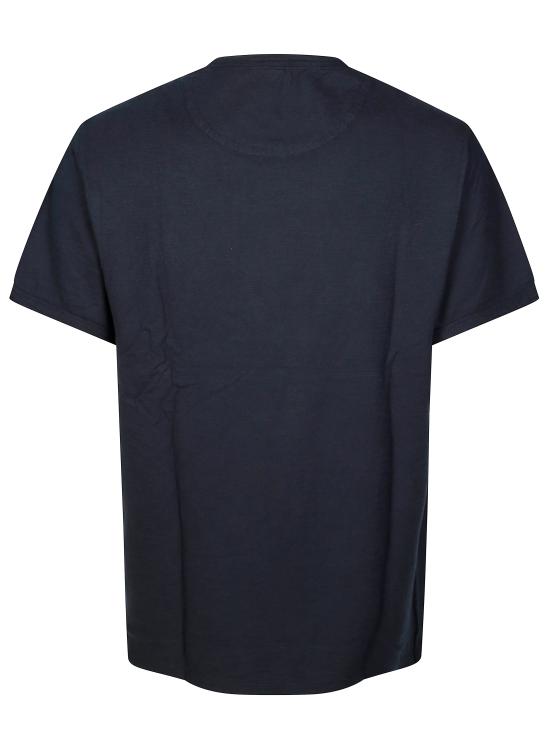 25SS 썬 68 반팔 티셔츠 T35118 07 NAVY BLUE Blu Navy - SUN 68