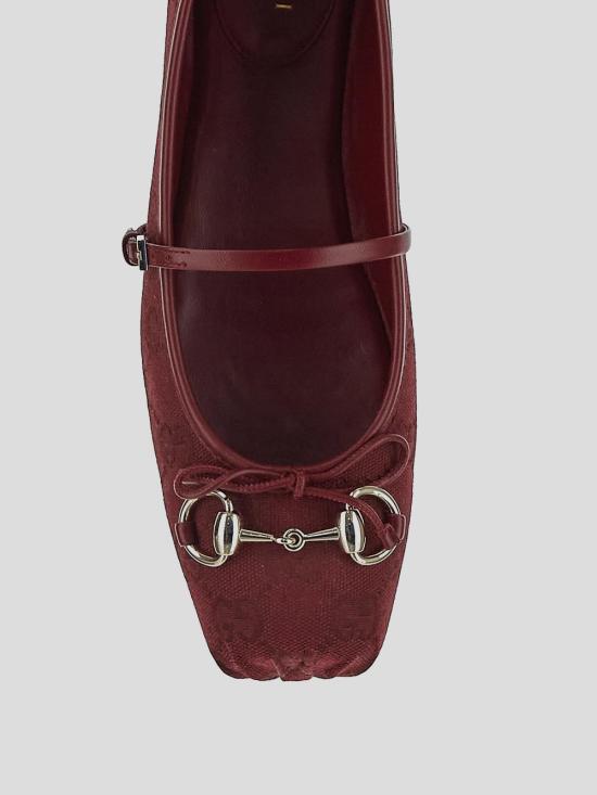 25SS 구찌 플랫 슈즈 821220 FAD8F8546 ROS ANC ROS AN RO SN - GUCCI