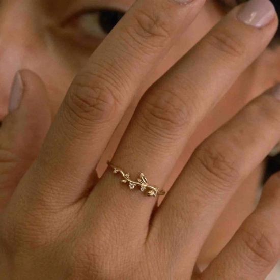  제니 권 디자인스 반지 제니 권 디자인 다이아몬드 바인 밴드 멀티