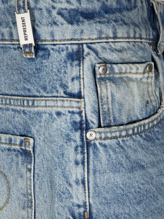 25SS 리프레젠트 데님 숏팬츠 MLM61038 060 BLUE Denim - REPRESENT