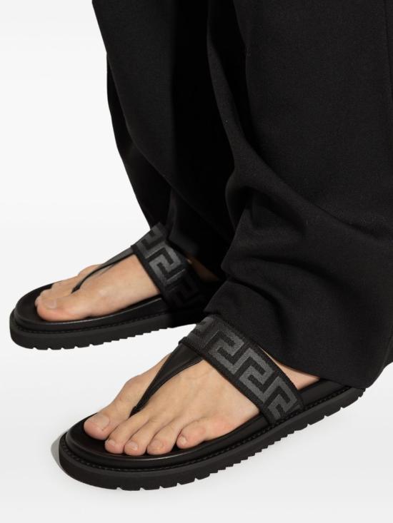 25SS 베르사체 샌들 1016187 1A134822B580 Black - VERSACE