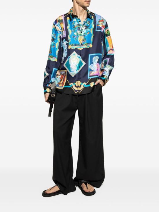 25SS 베르사체 샌들 1016187 1A134822B580 Black - VERSACE