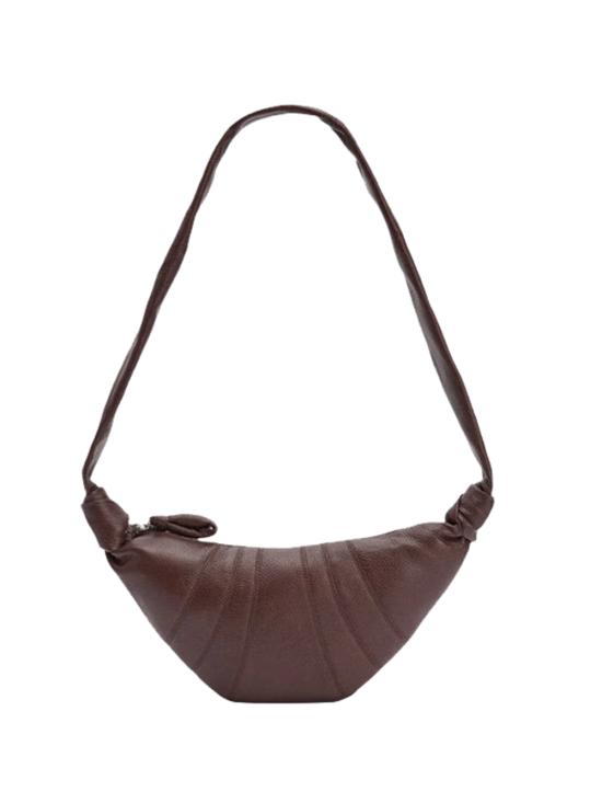 25SS 르메르 크루아상 레더 숄더백  BG0003 LL0018 BR503 Roasted pecan