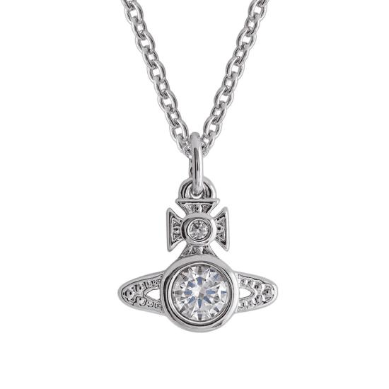 25SS 비비안웨스트우드 목걸이/팬던트 63020278 02P102 SM Platinum - VIVIENNE WESTWOOD