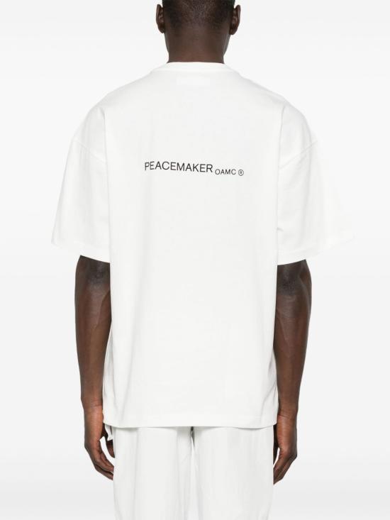 25SS OAMC PEACEMAKER 반팔 티셔츠 PCM1OT02 RJE002002 White - OTHER BRANDS