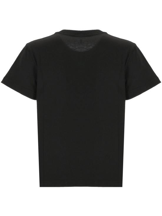 25SS 알라이아 반팔 티셔츠 AA9H0431J0105 995 NOIR ALAIA - ALAIA