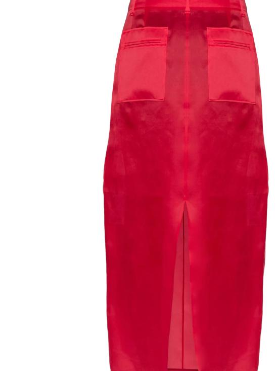 25SS 케이트 미디 스커트 41493002 625 Raspberry - KHAITE