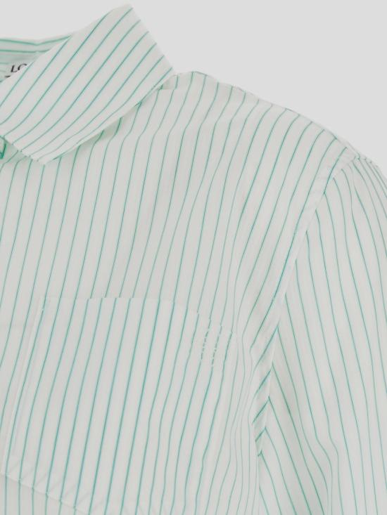 25SS 로에베 셔츠 S359Y05 XCB4102 Greenwhite - LOEWE