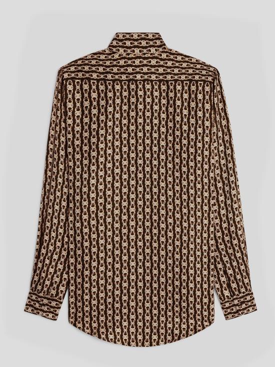 25SS 셀린느 셔츠 2R89O 337Z18FO Marron Fonc Or - CELINE