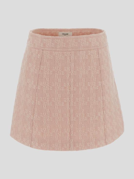 25SS 셀린느 스커트 RJ00M0774 23RP Rose Pass