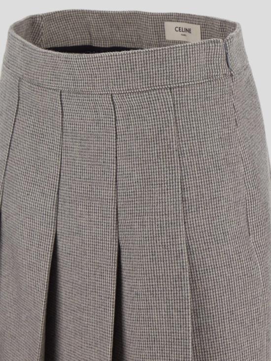 25SS 셀린느 스커트 RJ02V0F85 FYP2 GREY CHINE CHALK - CELINE