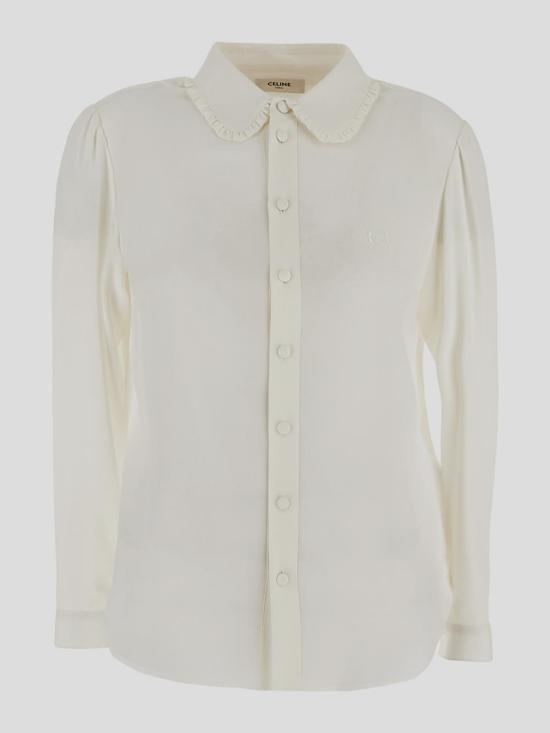 25SS 셀린느 셔츠 RC02D008D 01AV White