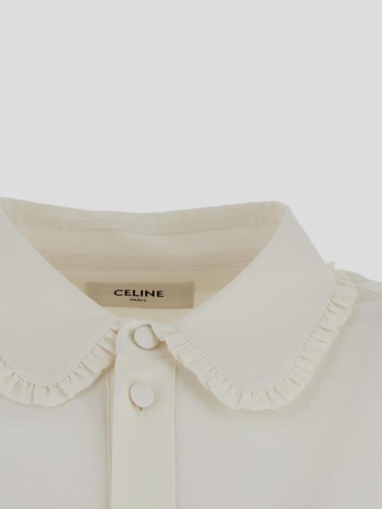 25SS 셀린느 셔츠 RC02D008D 01AV White - CELINE