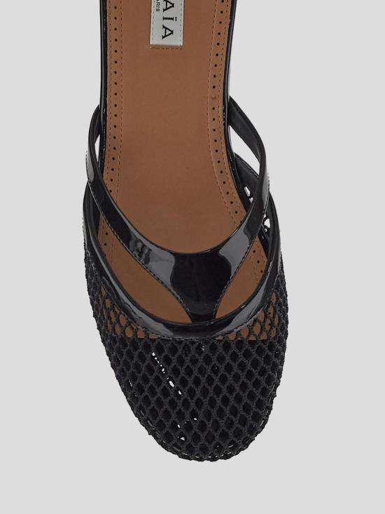 25SS 알라이아 플랫 슈즈 AA3M101 TK007999 Black - ALAIA