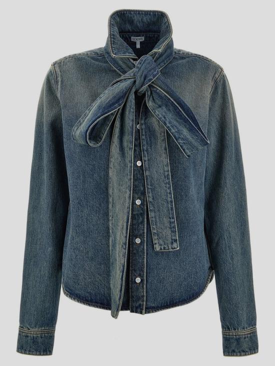 25SS 로에베 셔츠 S359Y1D X086395 Washeddenim