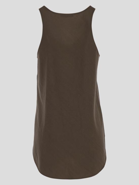 25SS 르메르 민소매 티셔츠 TO1331 LF1370BR465 Walnut - LEMAIRE