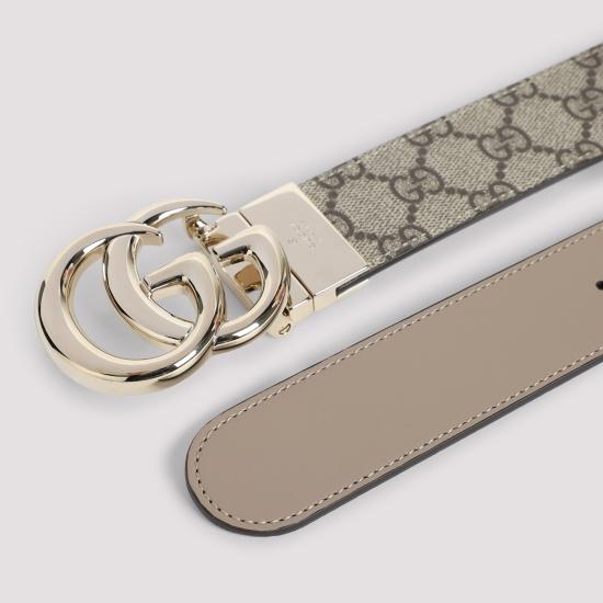 25SS 구찌 벨트 659416 92TIG 9763 BEIGE EBONY - GUCCI