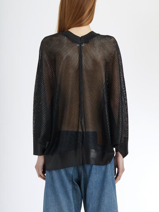 25SS 와타나베 준야 가디건 LJON010BLACK Black - JUNYA WATANABE