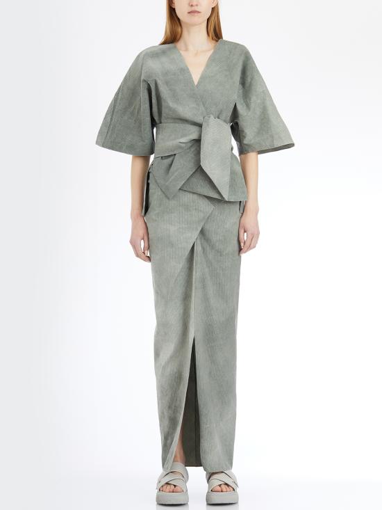 25SS 코타나 롱 스커트 LA2263AQUA Green - CORTANA