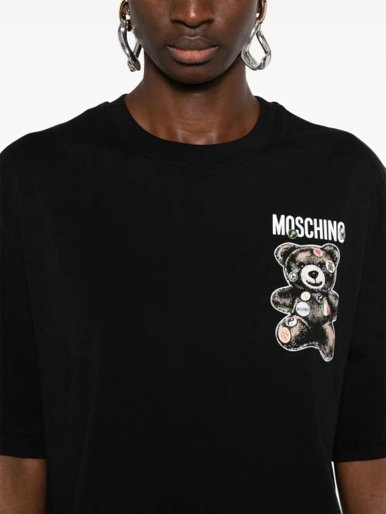 25SS 모스키노 반팔 티셔츠 251D07100442 1555 - MOSCHINO