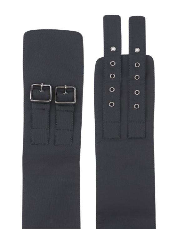 25SS 안다마네 와이드 벨트 TM178001A TNC181 BLACK Black - ANDAMANE