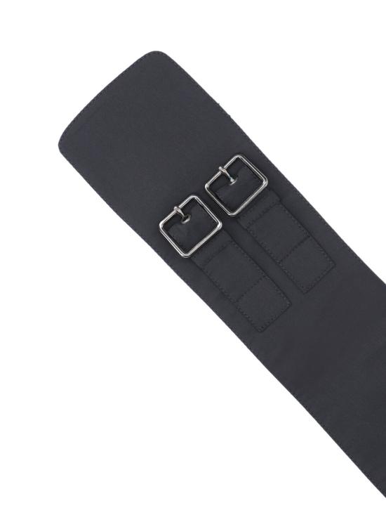 25SS 안다마네 와이드 벨트 TM178001A TNC181 BLACK Black - ANDAMANE