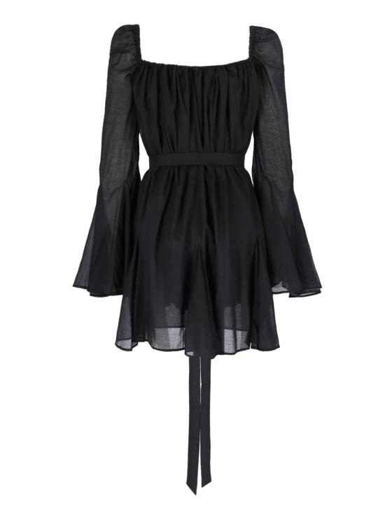 25SS 안다마네 숏 원피스 TM170191A TNC108 BLACK Black - ANDAMANE