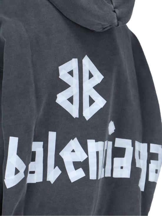 25SS 발렌시아가 테이프 포켓 후디 744441TRVK21041 DOM - BALENCIAGA
