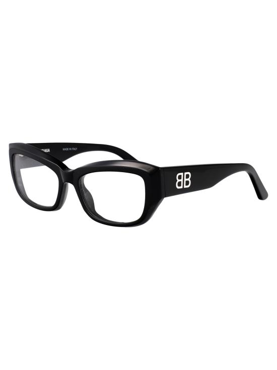 25SS 발렌시아가 안경 BB0399O 001 BLACK BLACK TRANSPARENT - BALENCIAGA