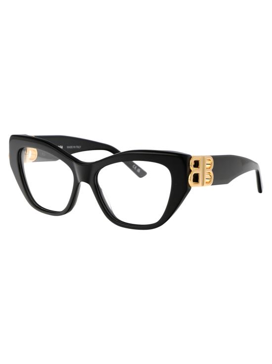 25SS 발렌시아가 안경 BB0312O 001 BLACK BLACK TRANSPARENT - BALENCIAGA
