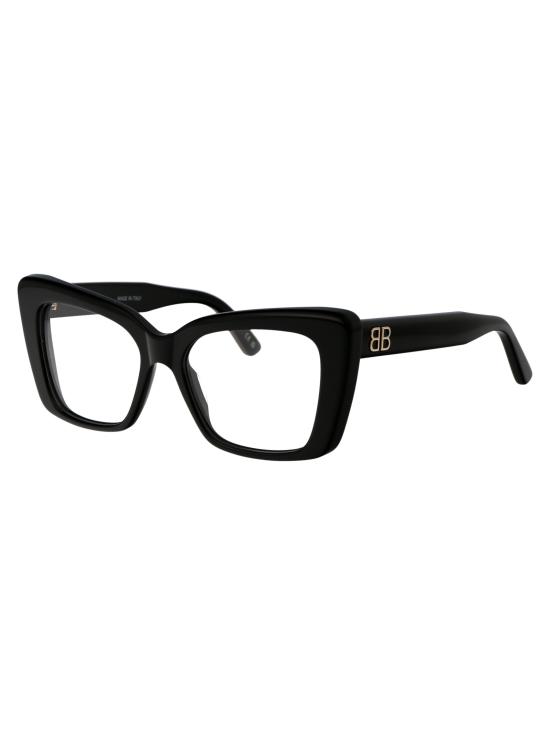 25SS 발렌시아가 안경 BB0297O 001 BLACK BLACK TRANSPARENT - BALENCIAGA