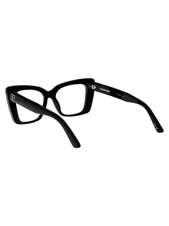 25SS 발렌시아가 안경 BB0297O 001 BLACK BLACK TRANSPARENT - BALENCIAGA