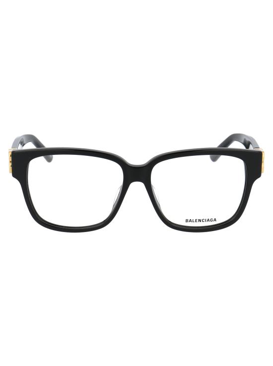 25SS 발렌시아가 안경 BB0104O 001 BLACK GOLD TRANSPARENT
