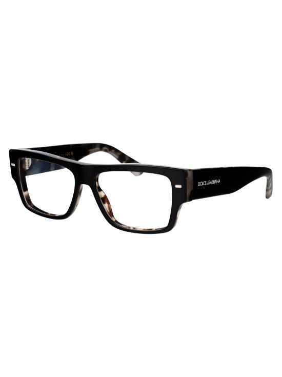 25SS 돌체앤가바나 안경 0DG3379 3403 BLACK ON GREY HAVANA - DOLCE & GABBANA