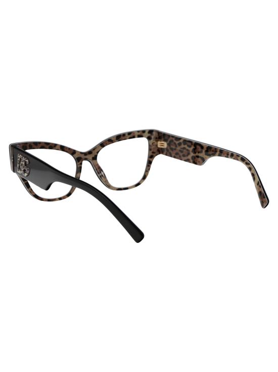 25SS 돌체앤가바나 안경 0DG3378 3299 BLACK ON LEO BROWN - DOLCE & GABBANA