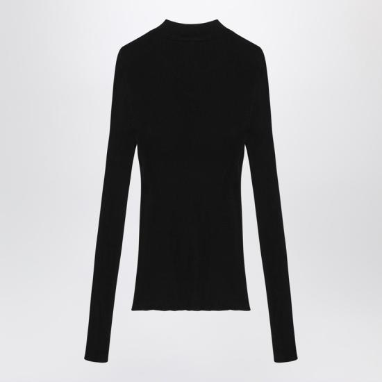 25SS 생로랑 긴팔 티셔츠 654478Y75AI Black - SAINT LAURENT