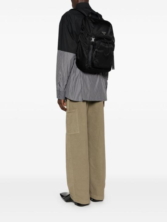 25FW 프라다 리나일론 백팩 2VZ135VHOL2DMG F0002 Black - PRADA