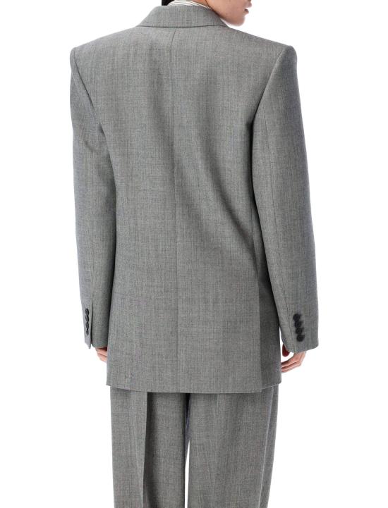 25SS 생로랑 자켓 823616Y7K17 9787 NATURAL BLACK GREY - SAINT LAURENT