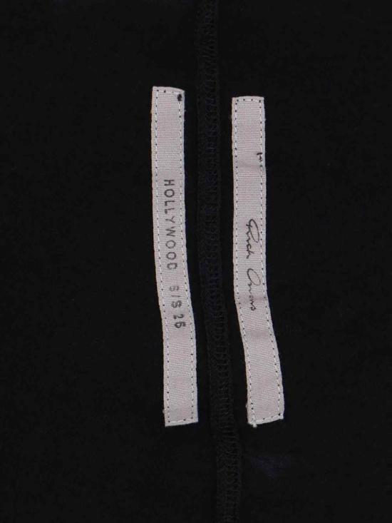 25SS 릭 오웬스 긴팔 티셔츠 RO01E7109 UC09 Black - RICK OWENS