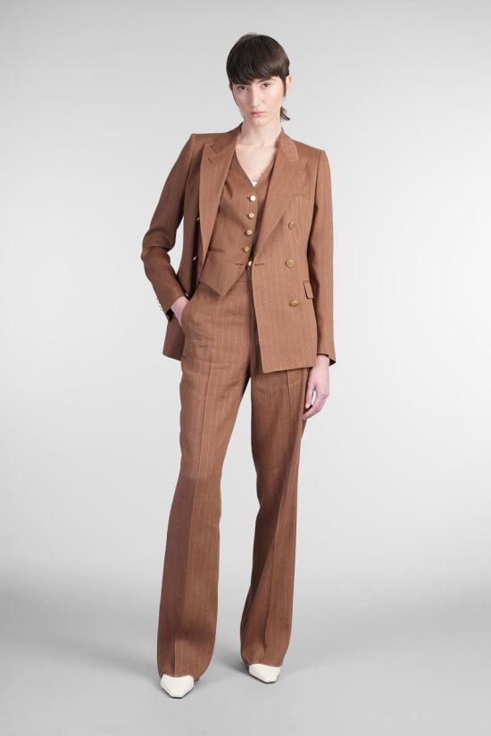 25SS 딸리아토레 숏 원피스 415058 M50013B25E130 BROWN - TAGLIATORE
