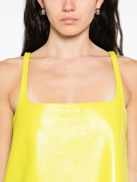 25SS 구찌 숏 원피스 829997 XNA683753 Yellow - GUCCI